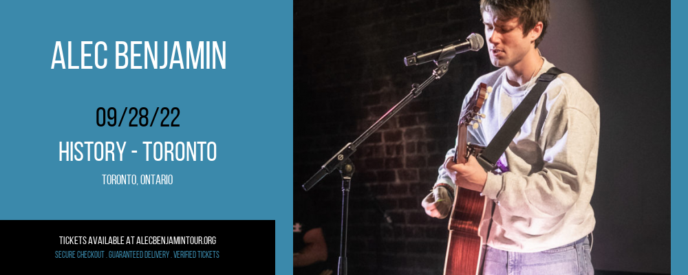 Alec Benjamin at Alec Benjamin Tour tickets Alec Benjamin at Alec Benjamin Tour