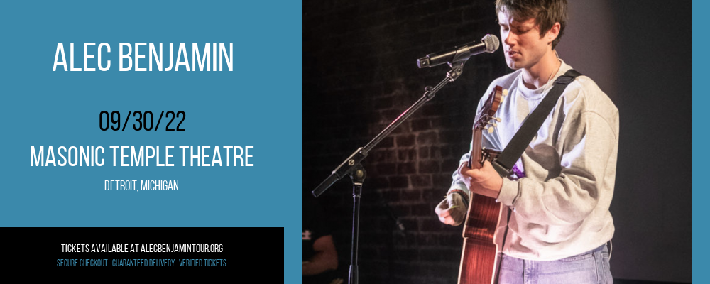 Alec Benjamin at Alec Benjamin Tour tickets Alec Benjamin at Alec Benjamin Tour