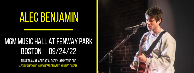 Alec Benjamin at Alec Benjamin Tour tickets Alec Benjamin at Alec Benjamin Tour