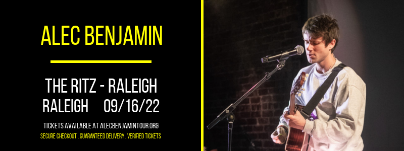 Alec Benjamin at Alec Benjamin Tour tickets Alec Benjamin at Alec Benjamin Tour