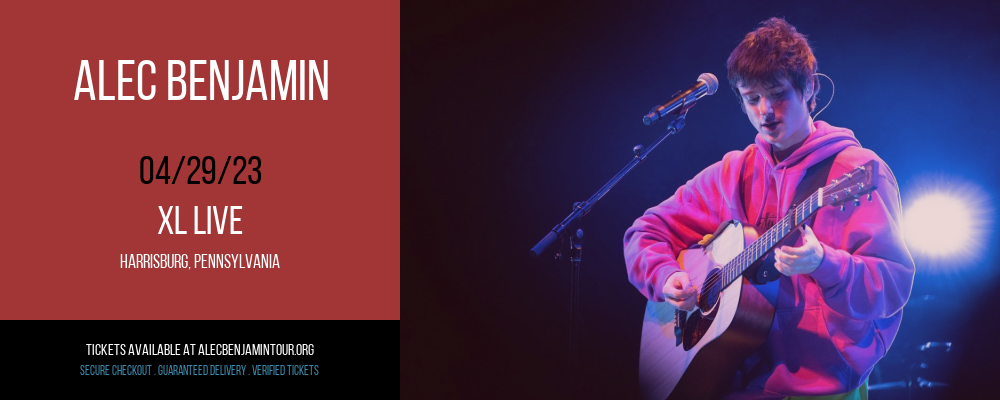Alec Benjamin at Alec Benjamin Tour tickets Alec Benjamin at Alec Benjamin Tour